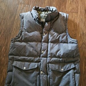 Men's Nike Snowboarding Goose Down L Gray Puffer Vest